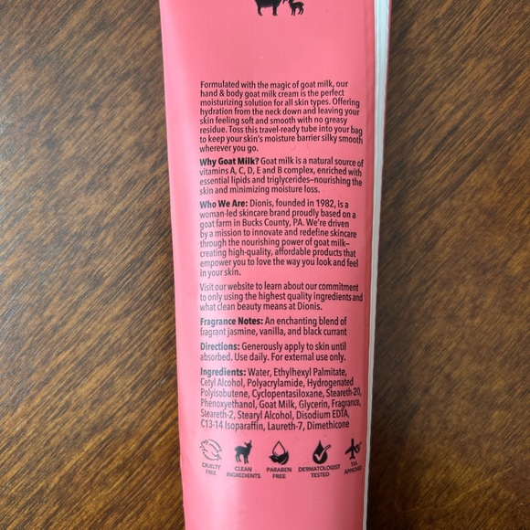 Dionis Goat Milk Hand & Body Cream - Picture 4 of 4